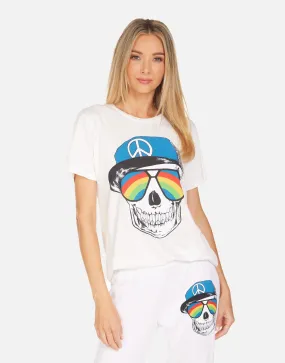 Wolf Rainbow Peace Skull Chill Vibe
