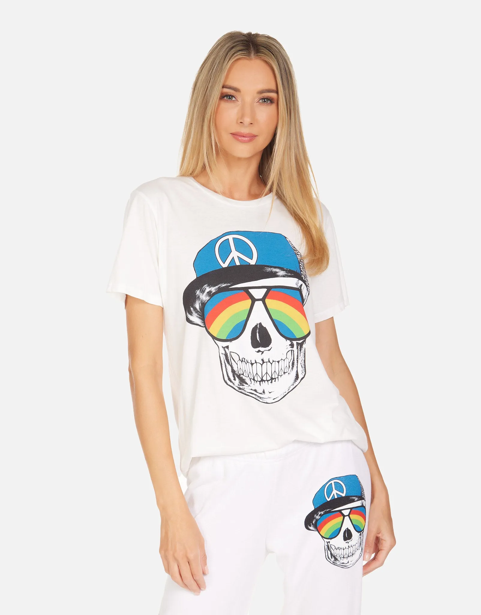 Wolf Rainbow Peace Skull Casual Chic Wear Casual Outfit