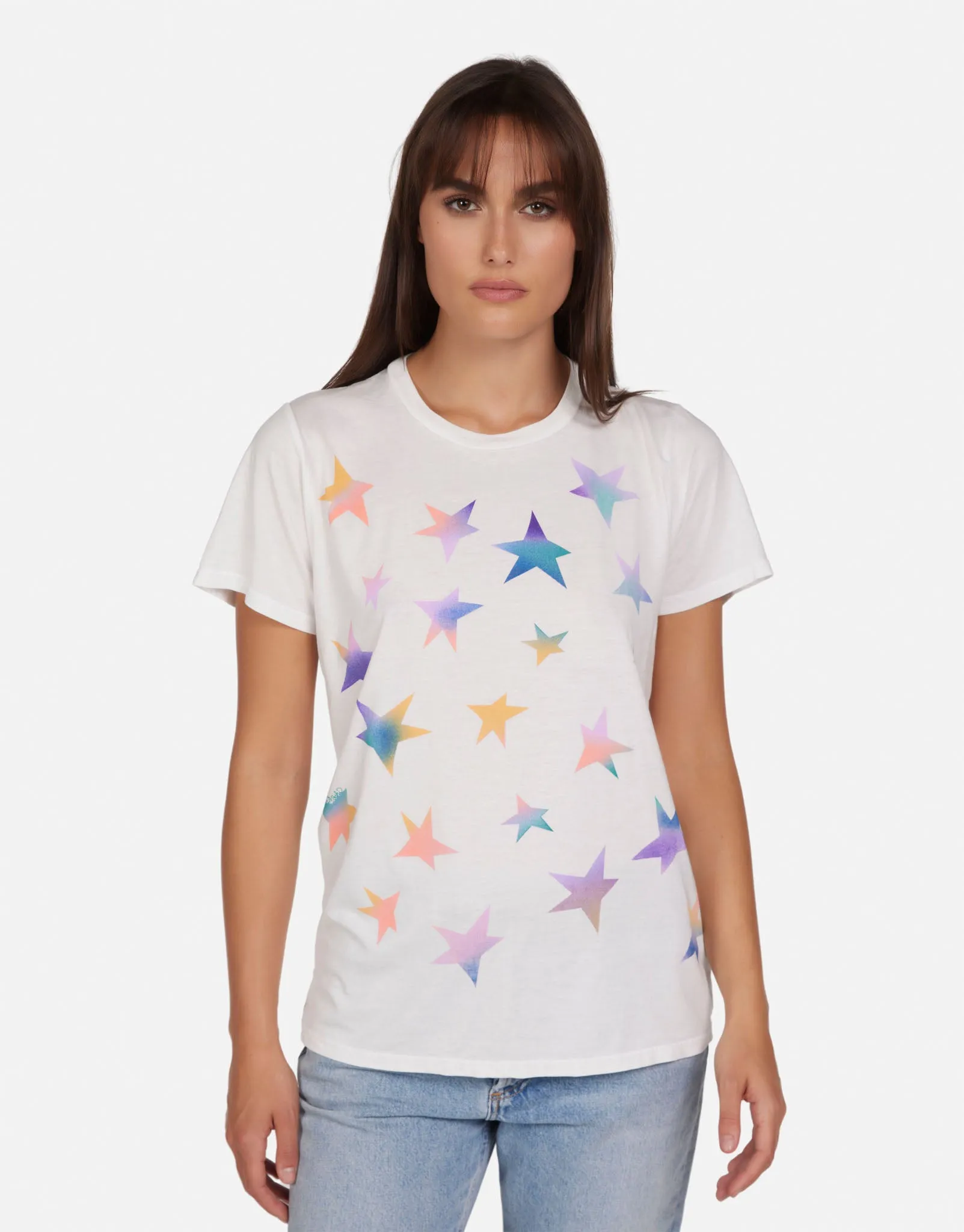 Wolf Rainbow Stars Casual Layer Wear