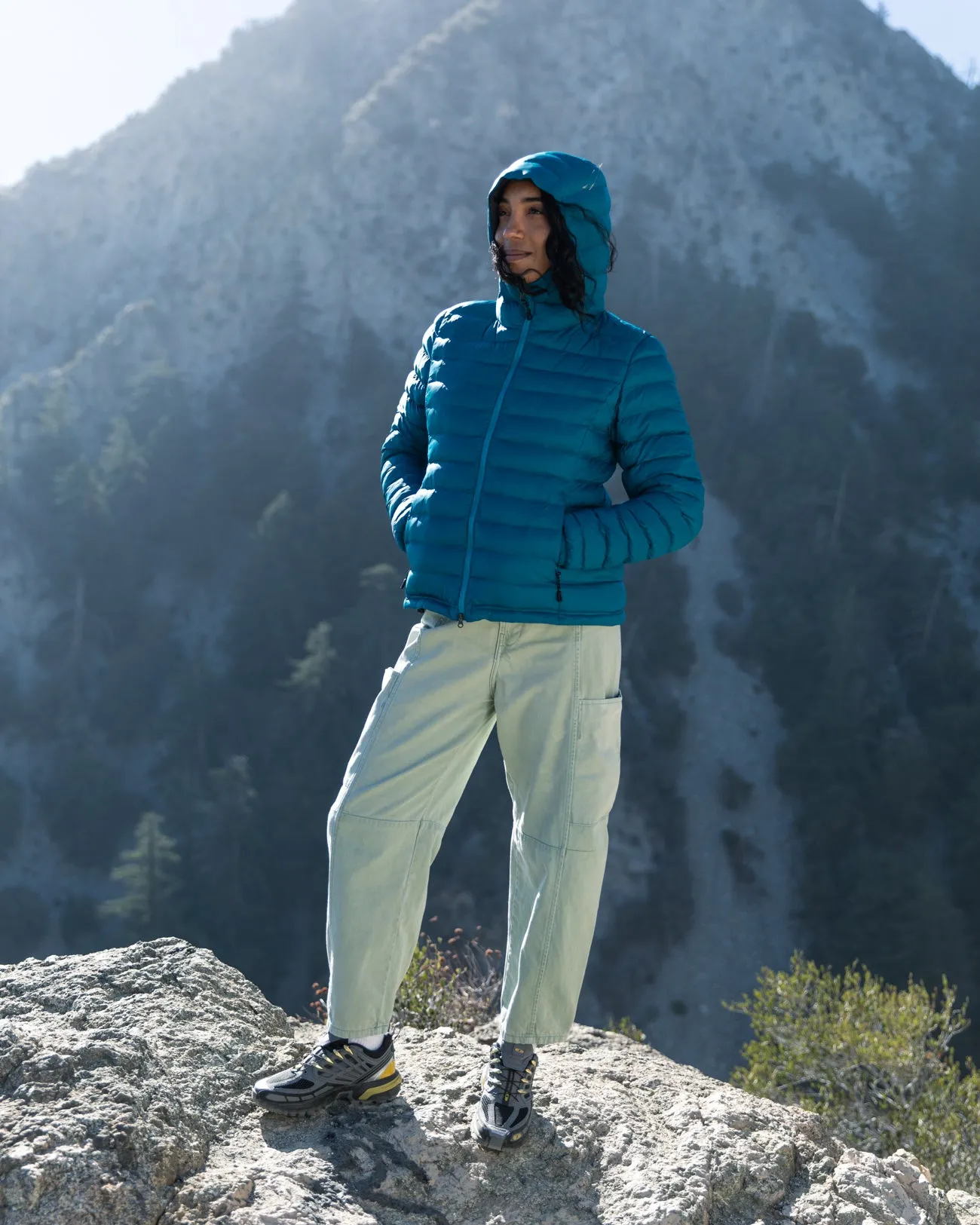 NoiseFreeMaterial Women's Gale ACT Puffer Hoodie