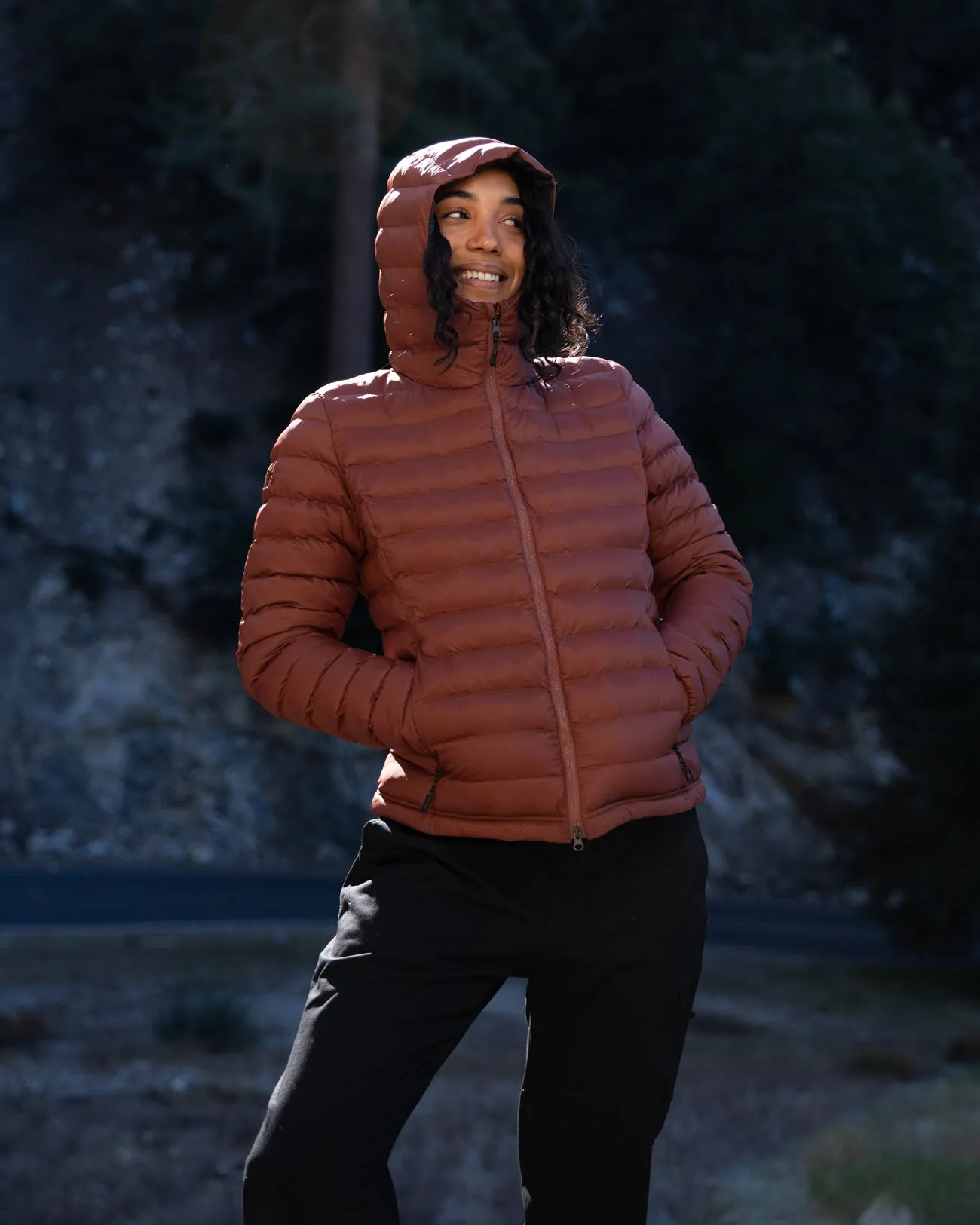 Women's Gale ACT Puffer Hoodie SoftshellMaterial