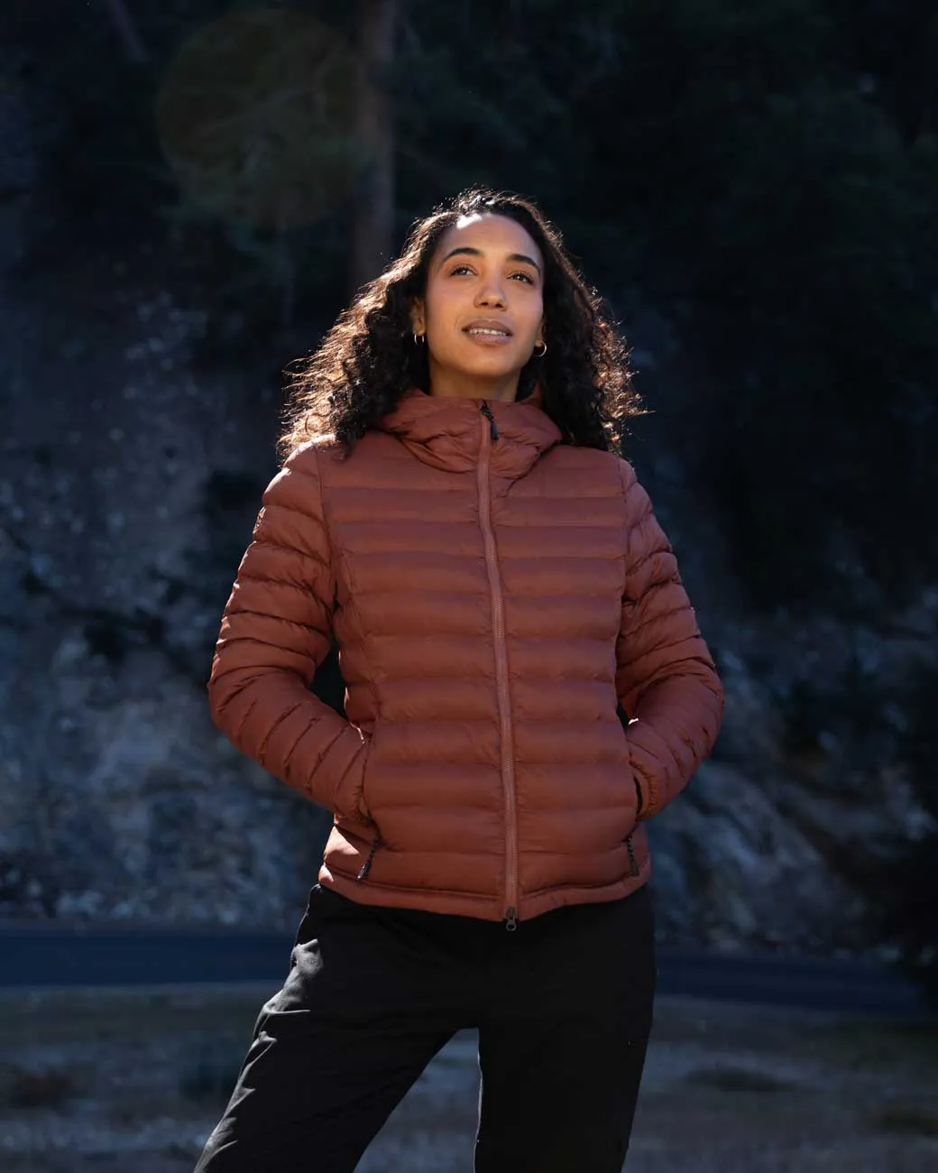 Women's Gale ACT Puffer Hoodie Anti Pill Fabric Tech Clean Silhouette