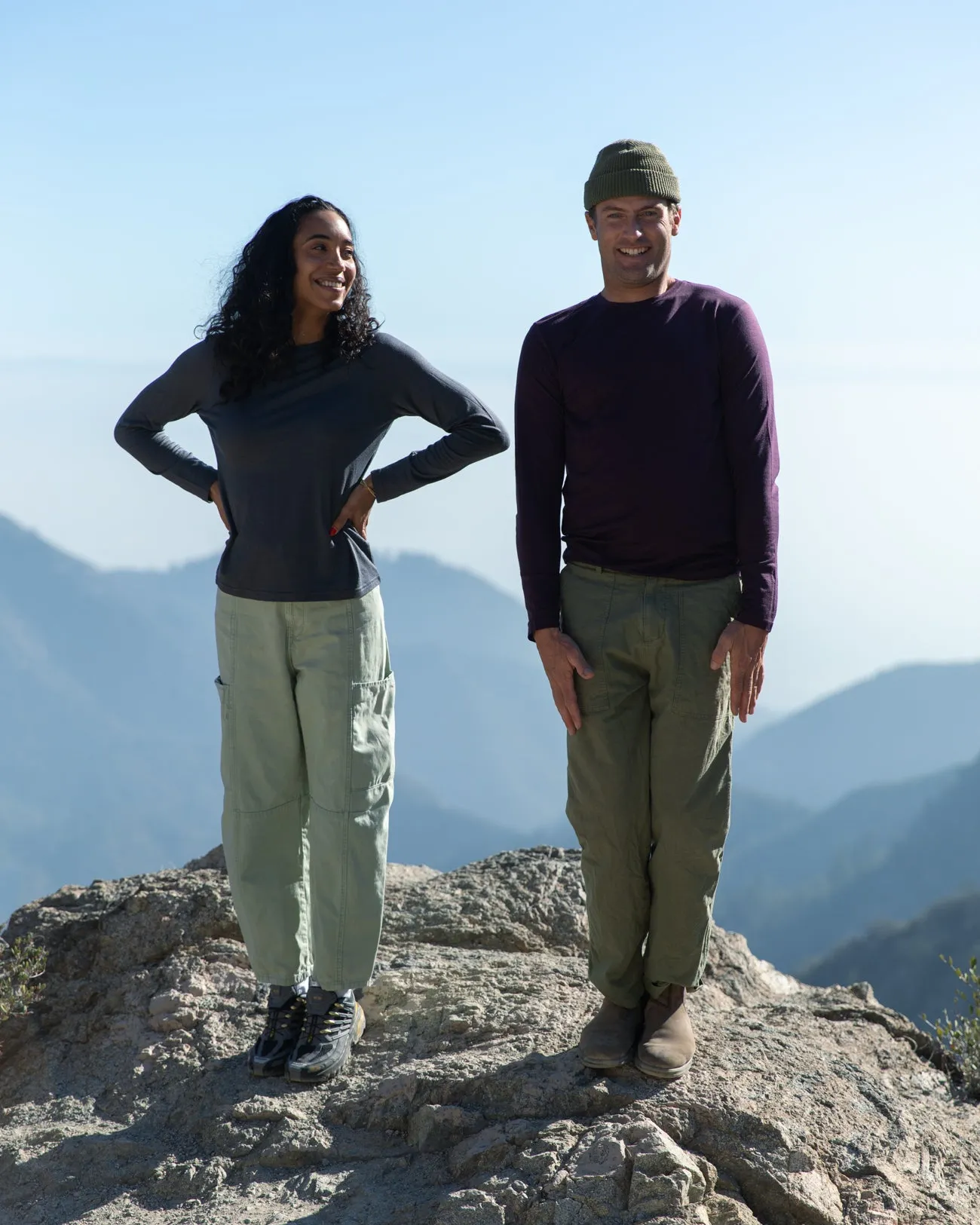 Women's Merino SF100 Long Sleeve Shirt Hiking - wear Roof