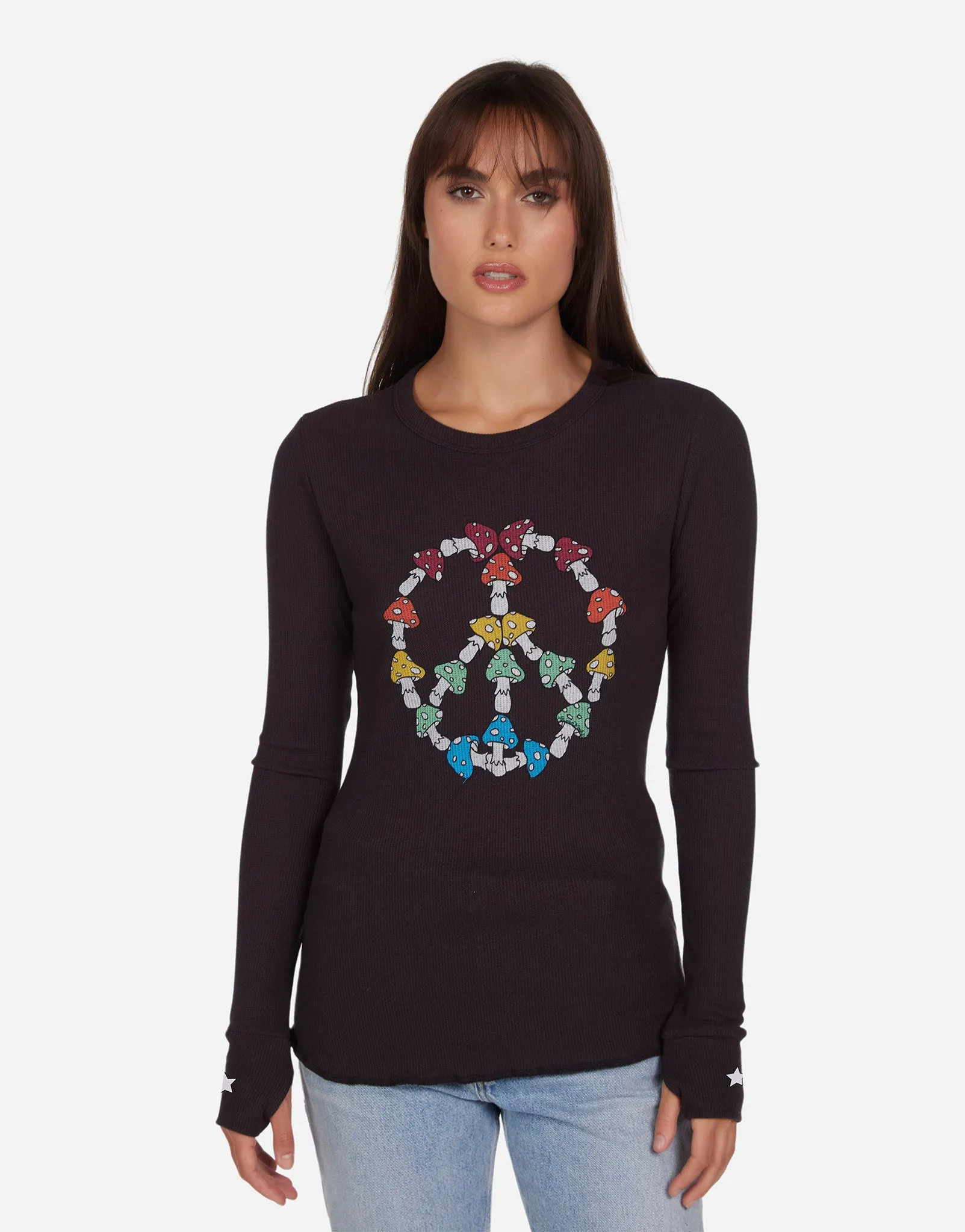 Synthetic Floral Motif McKinley Mushroom Peace