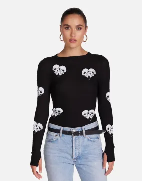 McKinley X Skull Heart Hot Weather Embroidered