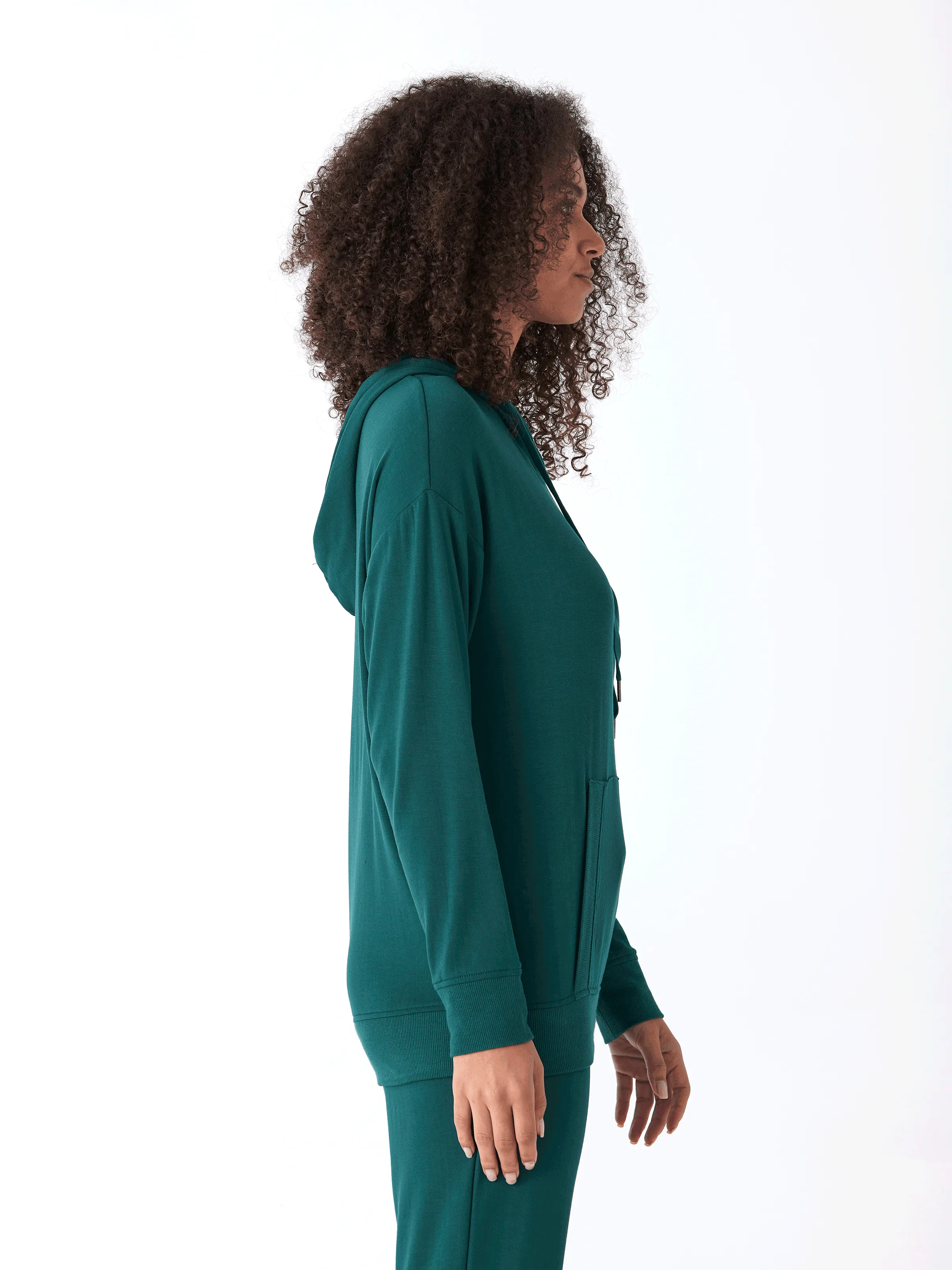 Eco Friendly Madge Feather Fleece Pullover Hoodie