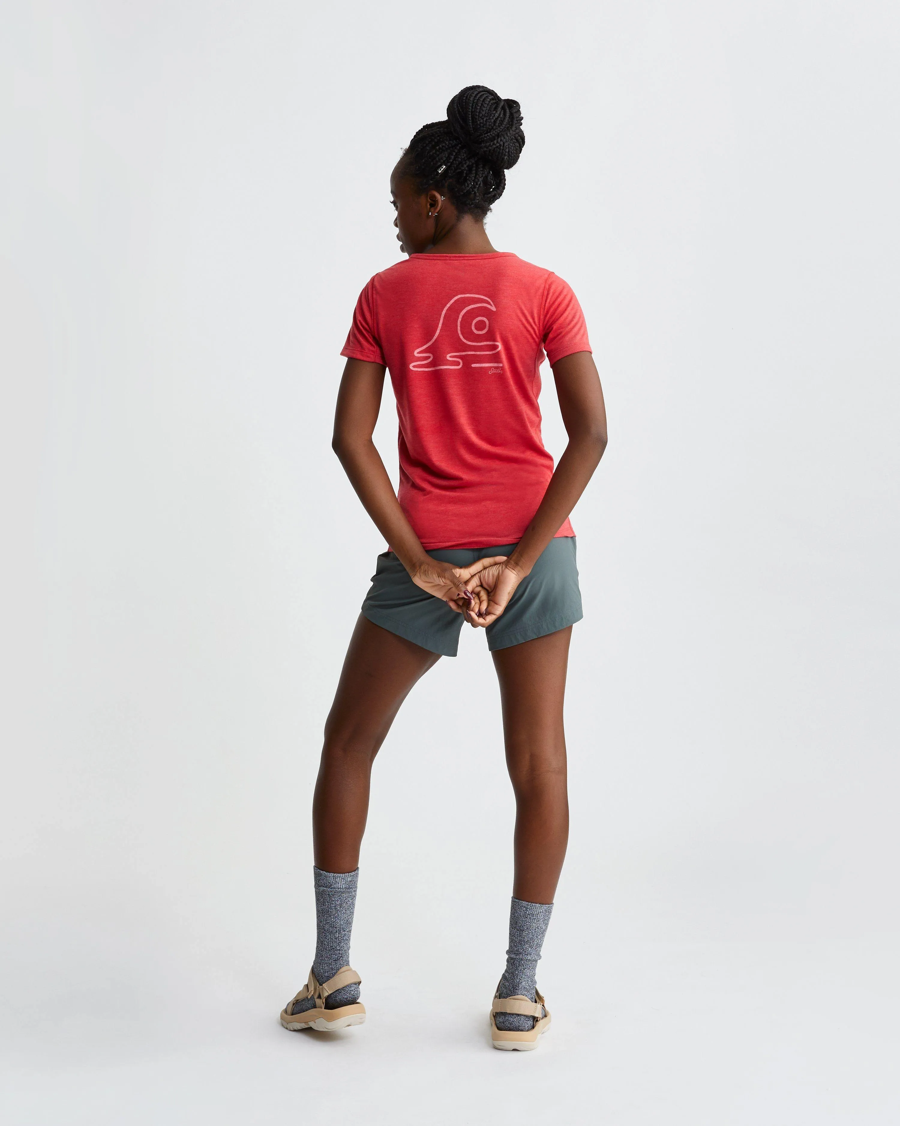 W's Daymaker Tee- Barrel Basic Top Spring Freshness
