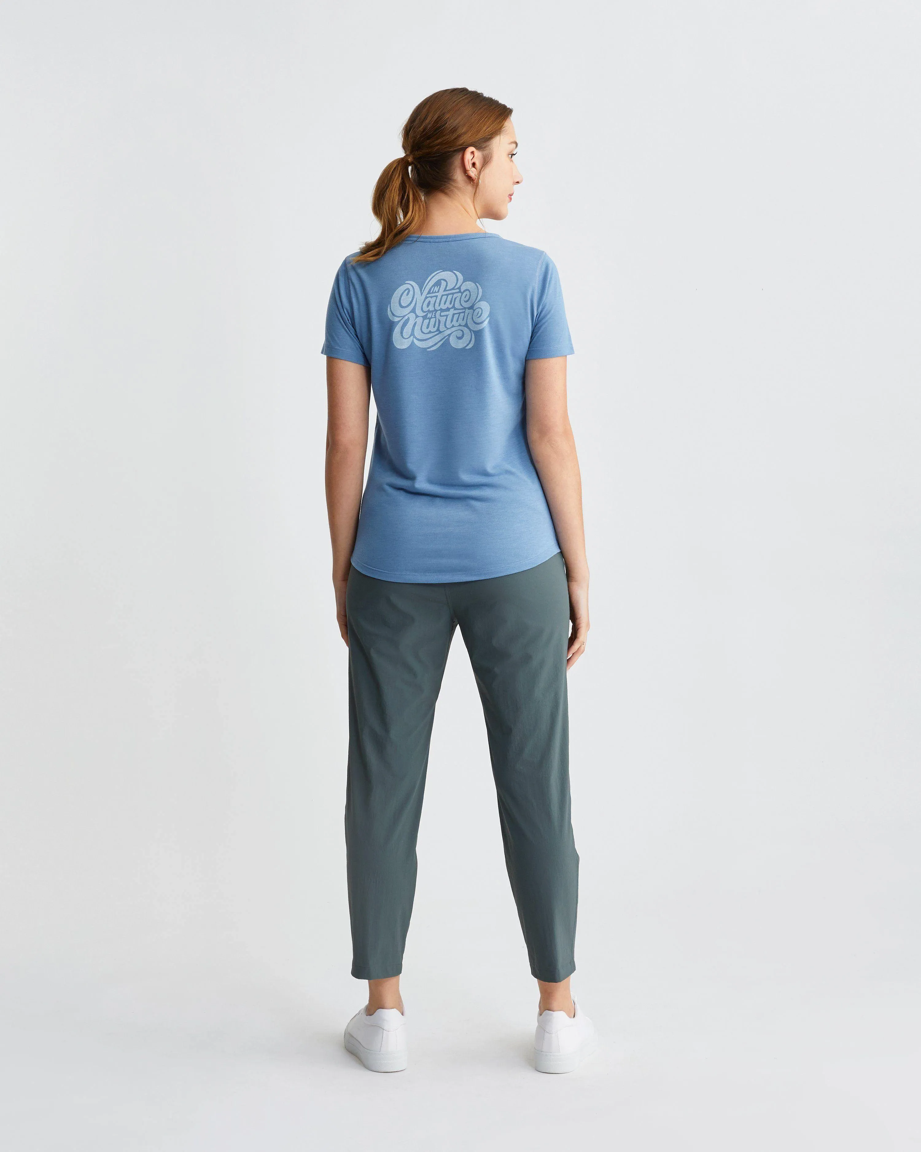 W's Daymaker Tee- In Nature We Nurture Linen blend