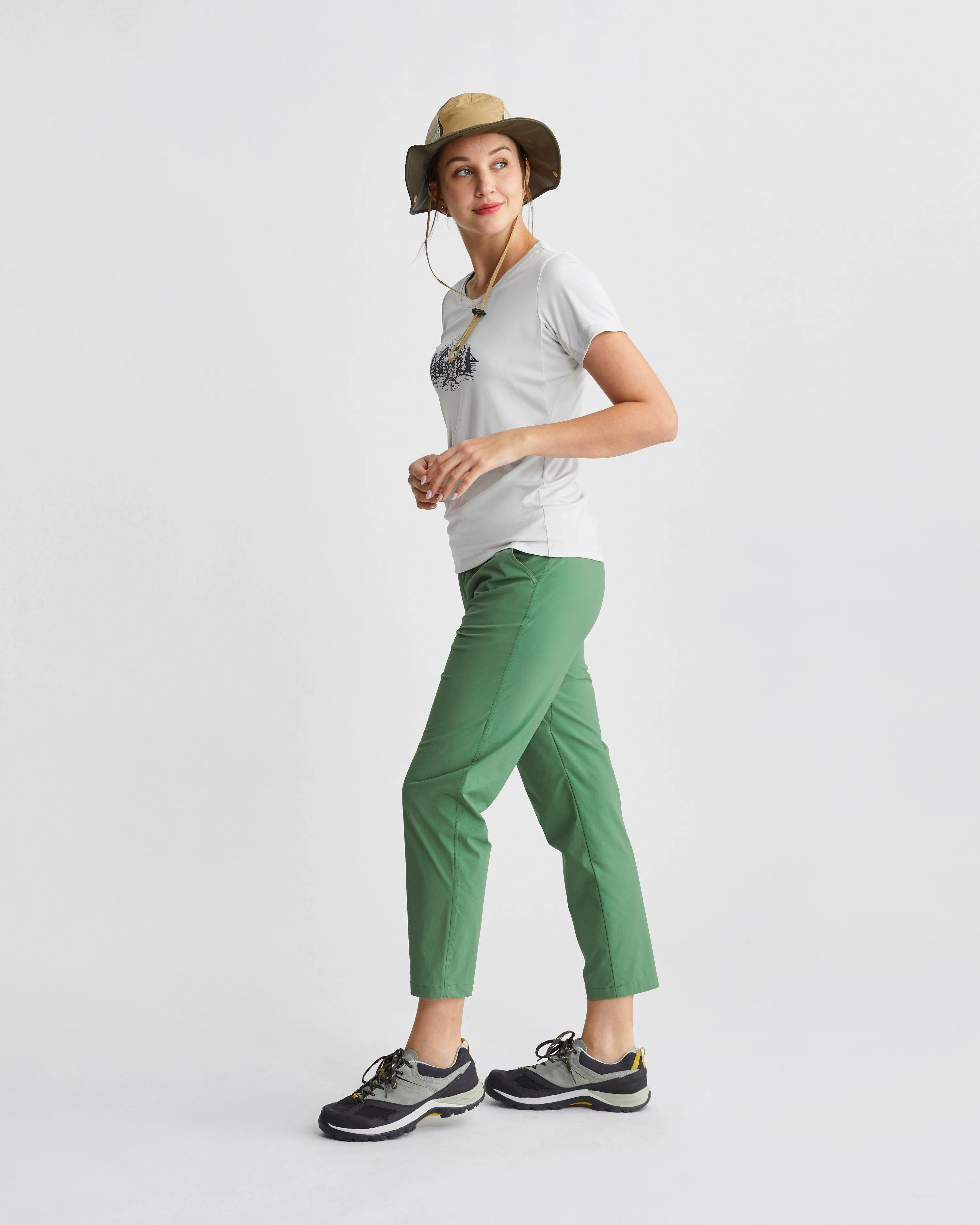 Wrinkle-Free W's Trailblazer Tee- Sunrise