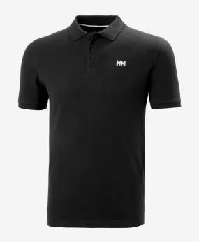 PlacketDetail Biodegradable Fiber TRANSAT POLO, Black